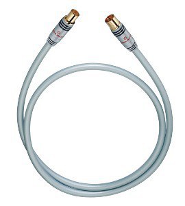Коаксиальный ВЧ кабель OEHLBACH 2211 M-W (1.0 м./белый)