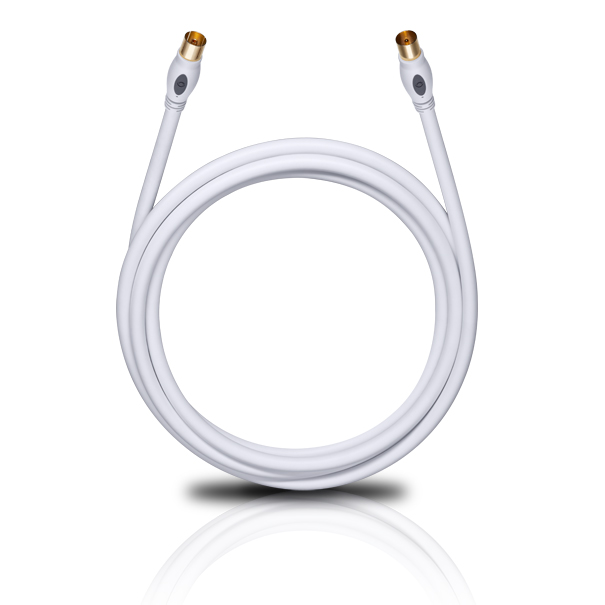 Коаксиальный ВЧ кабель OEHLBACH 2212 M-W (2.0 м./белый)