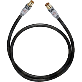 Коаксиальный ВЧ кабель OEHLBACH 2231 M-W (1.0 м./черный)